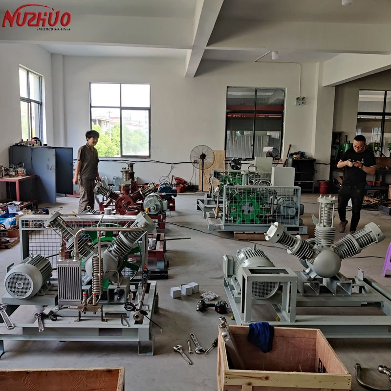 NUZHUO Golden Supplier High Pressure Nitrogen Compressor 100Nm3/Hr Industrial O2 Compressor