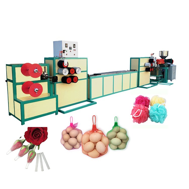 Hede sale rashel fruit garlic pe wire mash net bag PE Foam Mattress Making Machine onion net packing machine