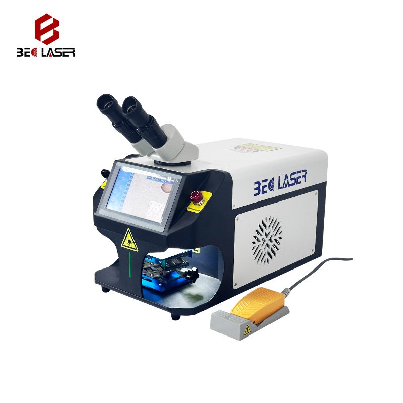 Mini jewelry soldering machine laser welding machine with CCD monitor microscope for rings necklaces bracelets welding repair
