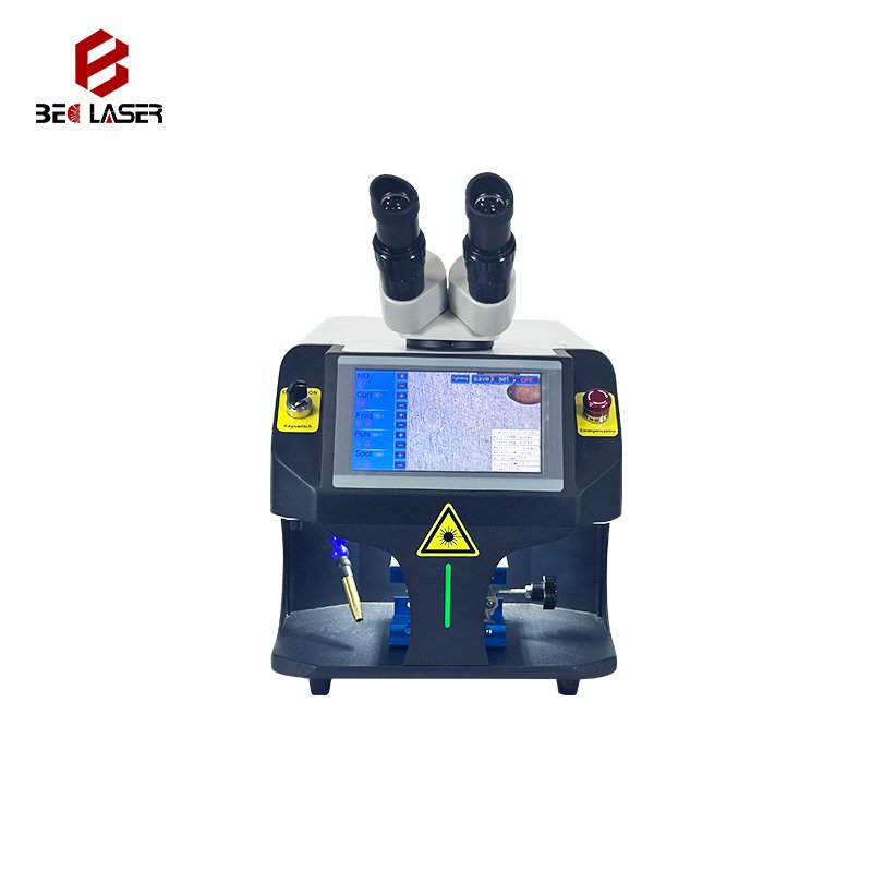 Mini jewelry soldering machine laser welding machine with CCD monitor microscope for rings necklaces bracelets welding repair