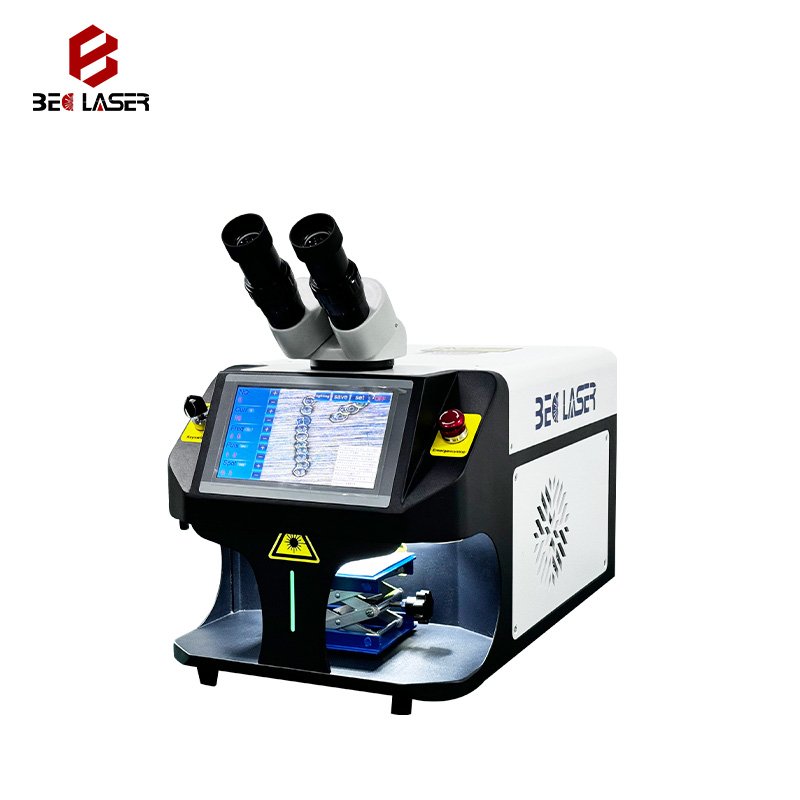 Mini jewelry soldering machine laser welding machine with CCD monitor microscope for rings necklaces bracelets welding repair