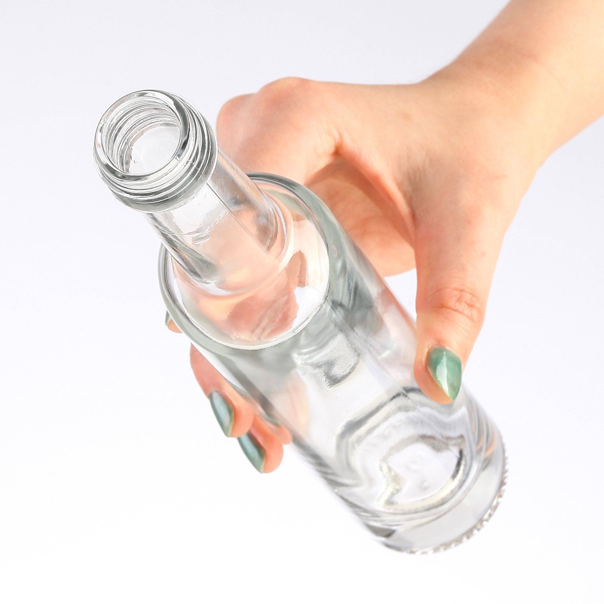 tequila empty wine 750ml with lid tesla tequila amphora glass bottles