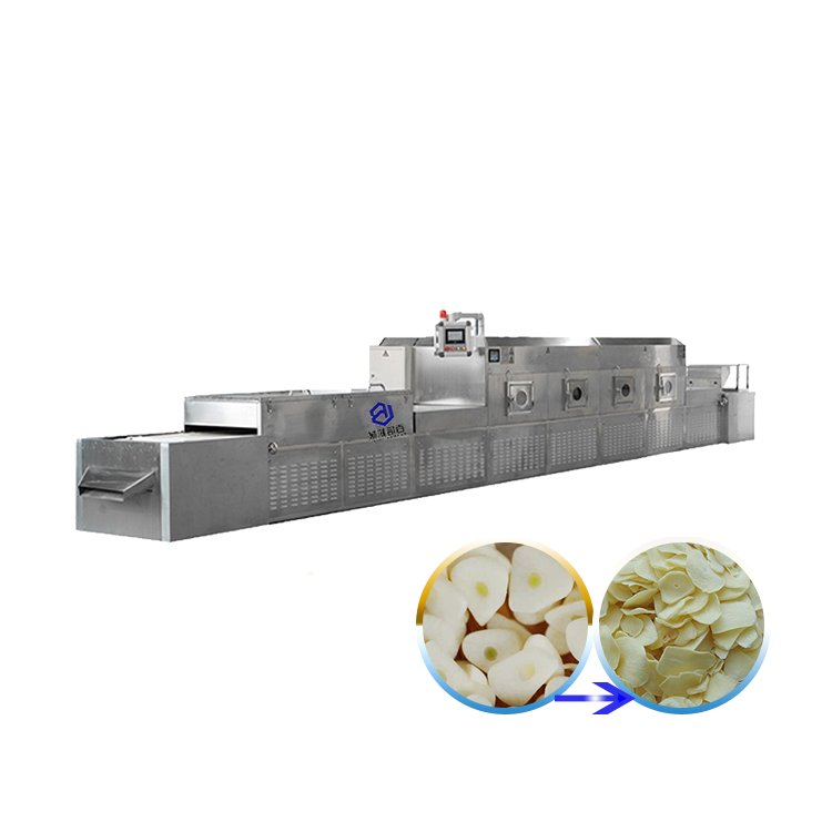 Tunnel Microwave Drying Equipment Garlic Dehydration Sterilization and Drying Machine