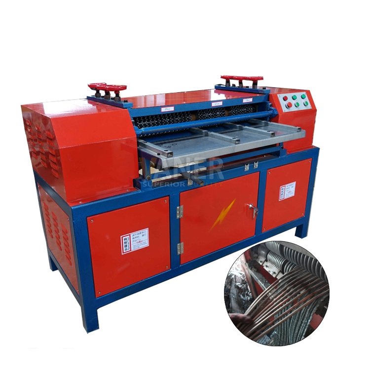 Sales Service Provided AC radiator recycling machine Car radiator stripper machine Water tank radiator peeling machine for sale