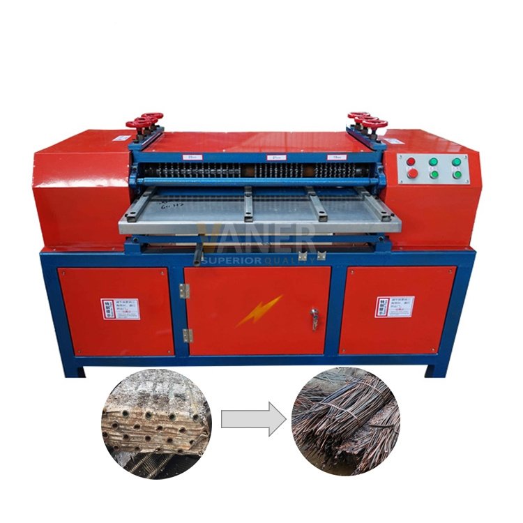 Sales Service Provided AC radiator recycling machine Car radiator stripper machine Water tank radiator peeling machine for sale
