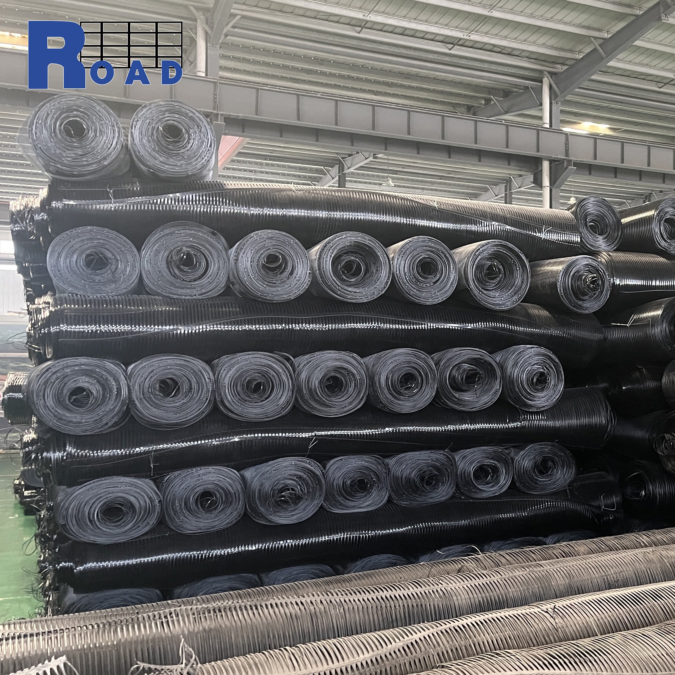 pe pp pet uniaxial geogrid production line polyester uniaxial geogrid uniaxially stretched plastic geogrid