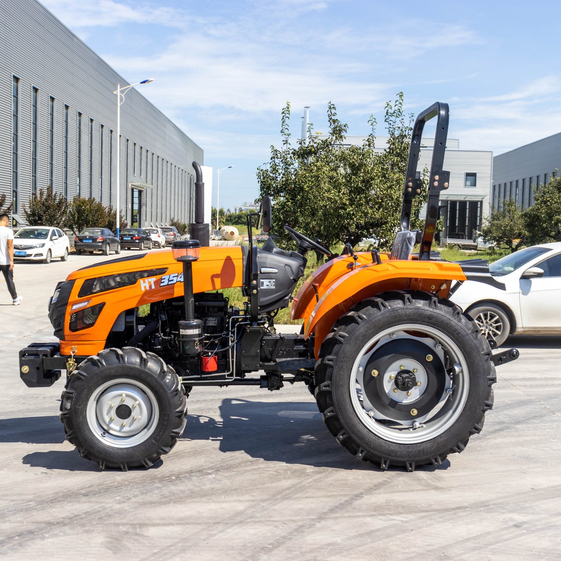 arm tractor with 4x4 wheels with attachments for sale