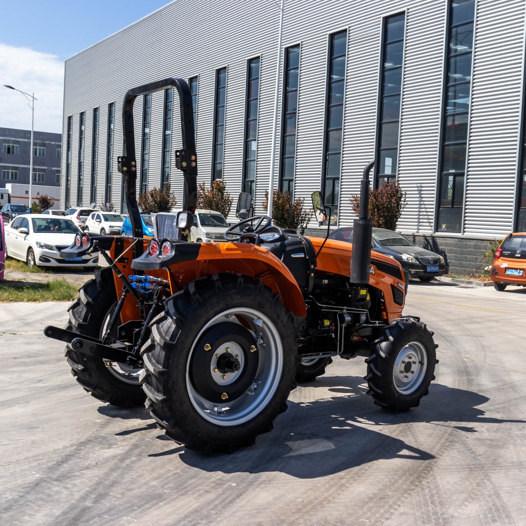 arm tractor with 4x4 wheels with attachments for sale