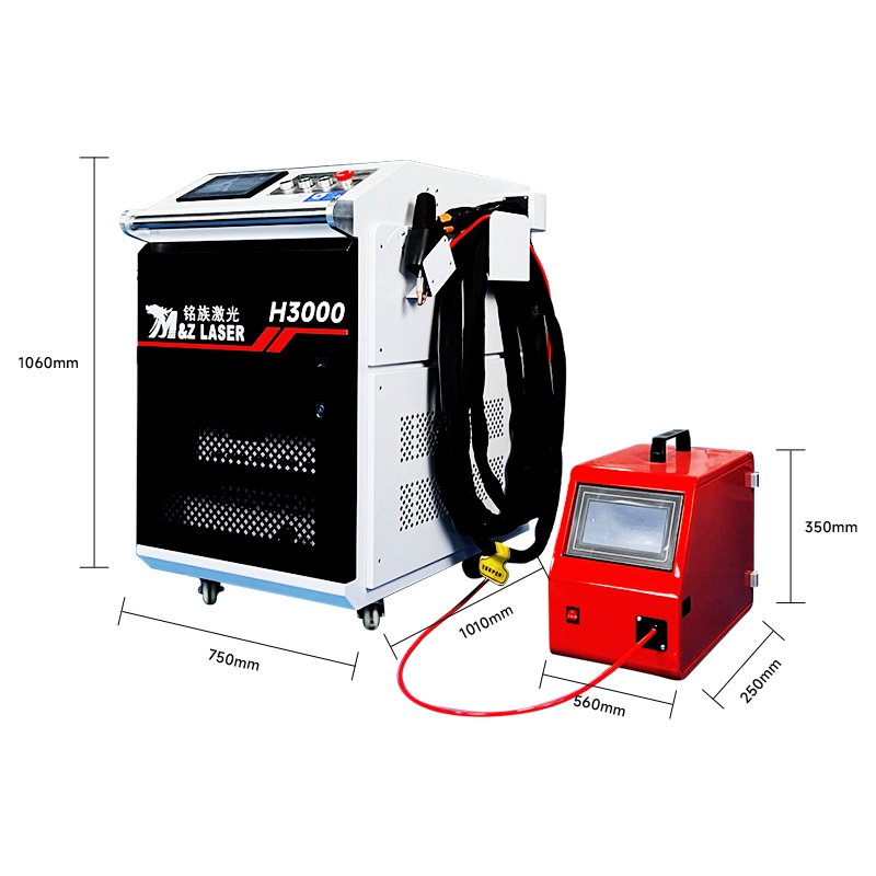 M&Z LASER hot sale high quality 3000 W handheld laser welding machine with low price