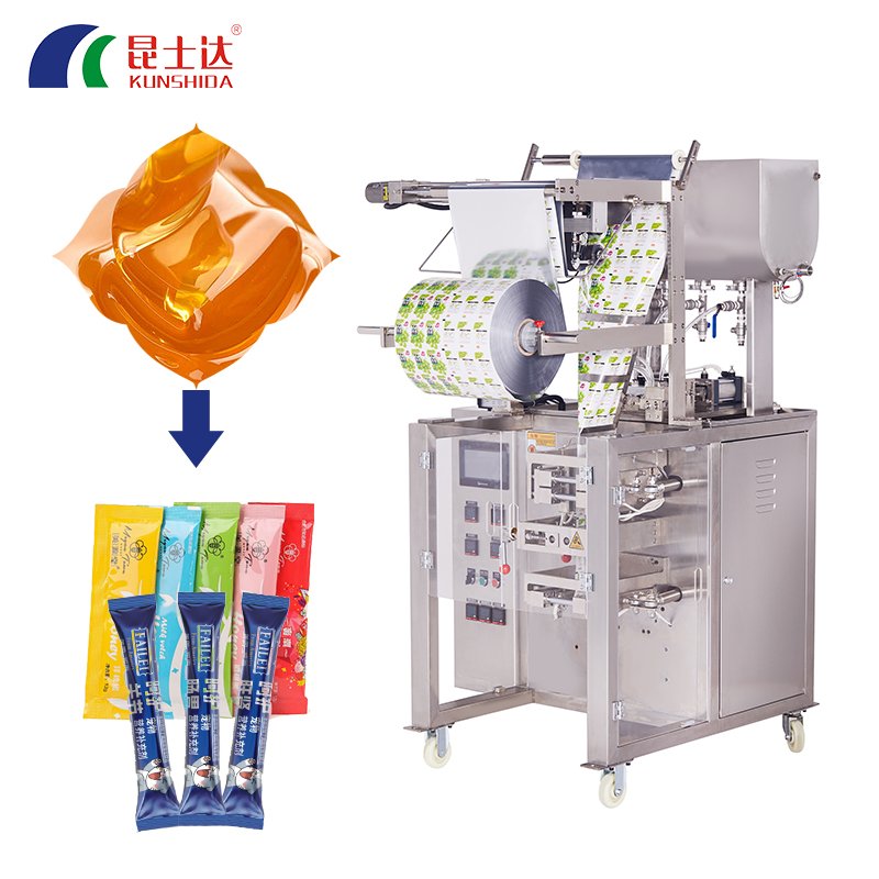 cream sachet paste chocolate automatic packing line automatic honey stick whipped cream syrup Multi-channel filling machine