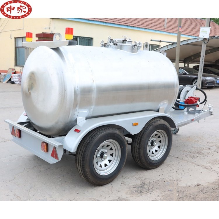 Oil Tanker Diesel Fuel Transport Water Tank Trailer