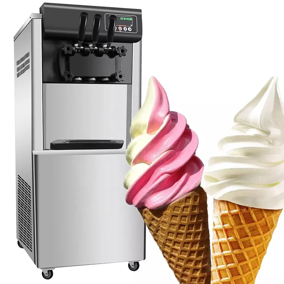 Ice Cream Machine Commercial Stainless Steel New Condition for Home Milk Shake Machine Energy Saving Yogurt Machine Mini