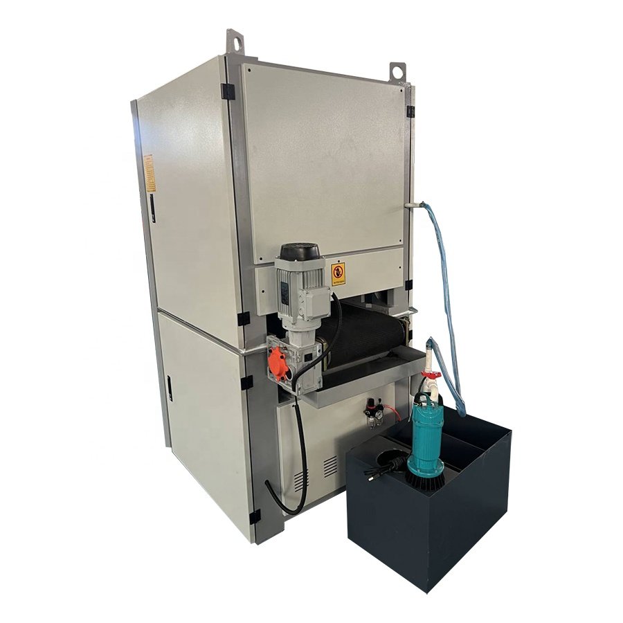 sheet long belt stainless wet polishing machine metal water machine to polish stainless steel