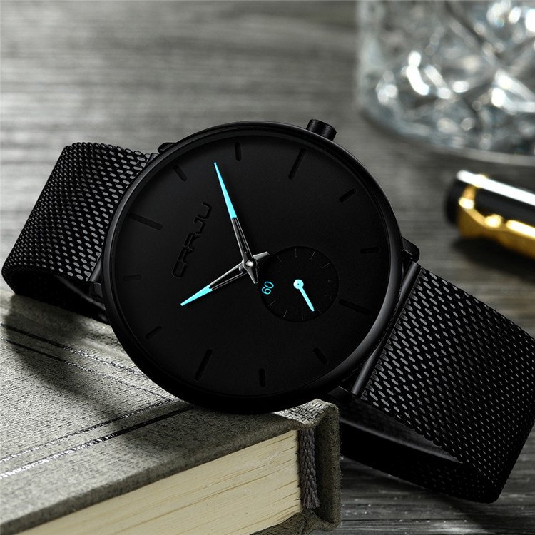 Design Simple Personalized Men Watches Stainless Steel Wristwatches Waterproof Quartz Watch For Men Valentine's Day gift