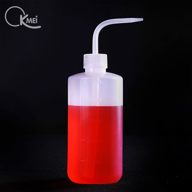 Chemical Squirt Bottle Cleaning, Safety Wash Tattoo Rinse Bottle, Mini Water Bottle for Laboratory with Scale Labels