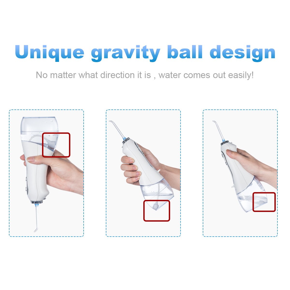 H2ofloss Oral Irrigator Cheap Wholesale IPX7 Waterproof Electric Teeth Whitening Equipment Home Travel Dental Floss Water Floss