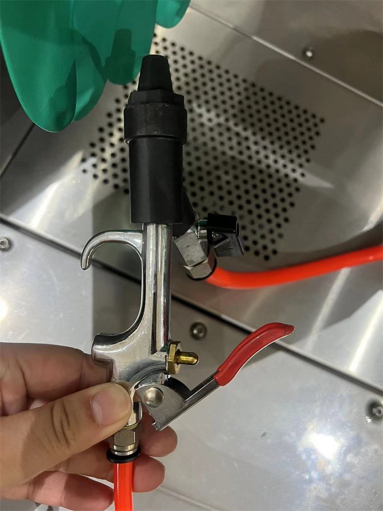 hot water based stainless steel manual parts washer washing machine