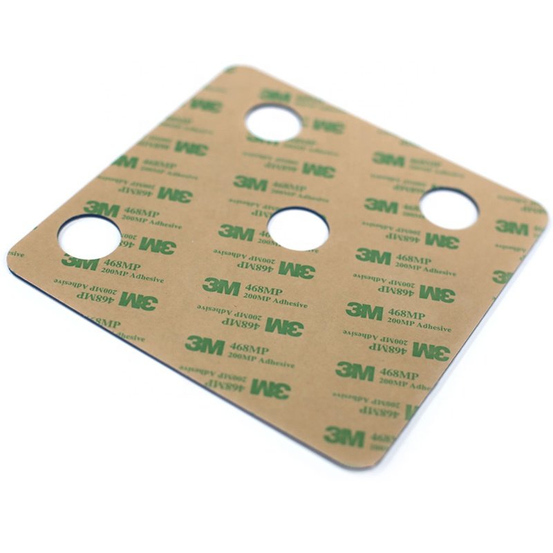 Custom laser engraved and cut traffolyte label name plate ABS safety signs and labels with strong adhesive backing