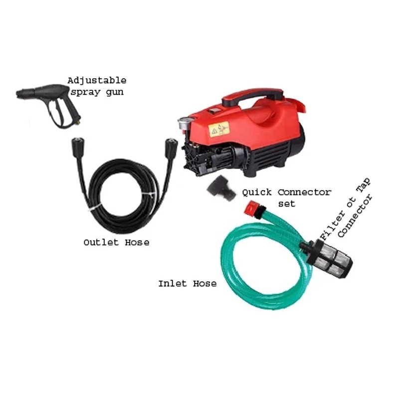 Car Washer Portable Powerful Home Pressure Washer Car Cleaning Induction Motor High Pressure Water Pump Portable Car Washer