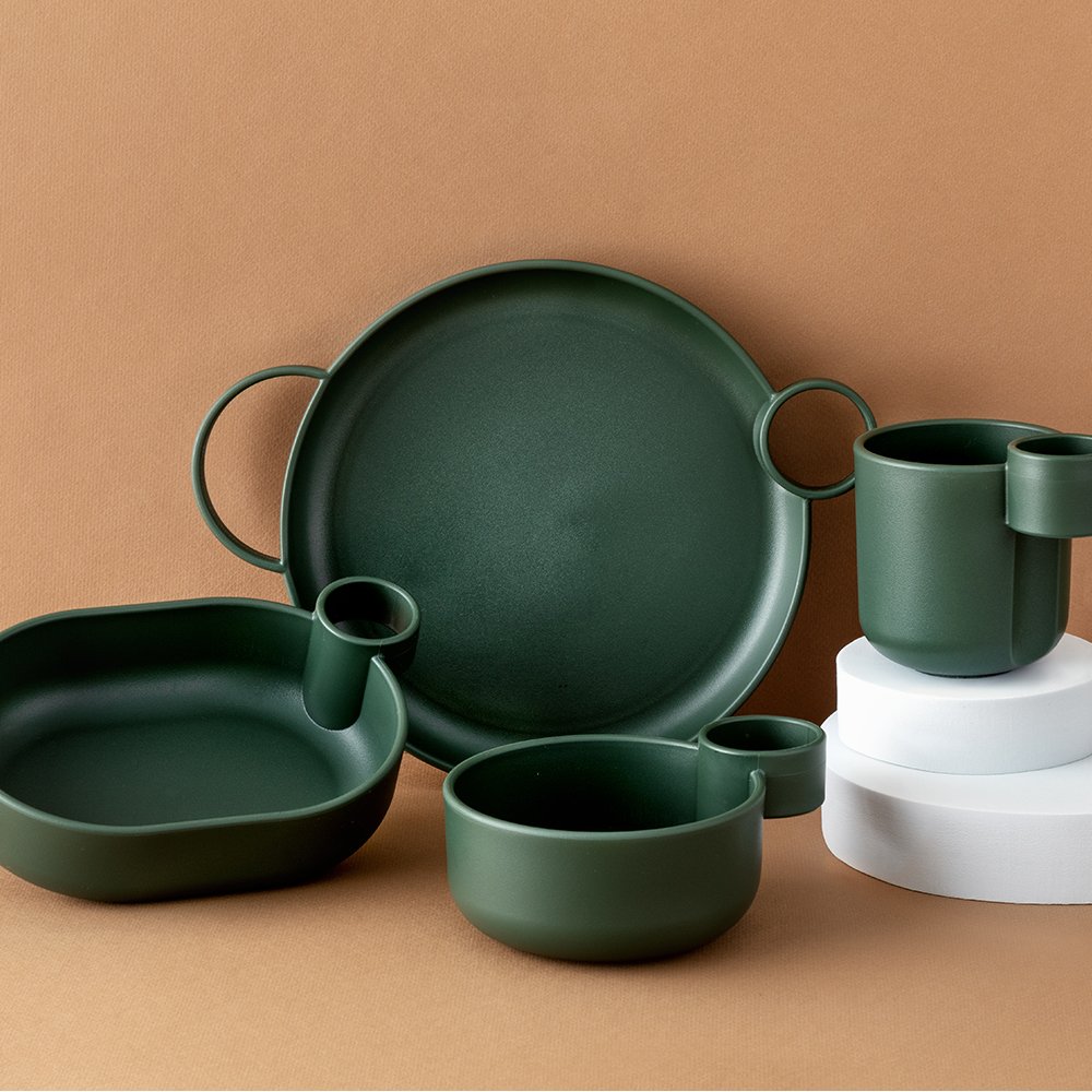 Wholesale Custom Made Camping Dinnerware set Tableware set made in Korea BPA FREE Good Condition with Korea