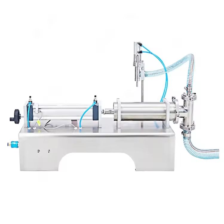 Semi-automatic Pneumatic Single Head Soy Sauce Liquid Filling Machine