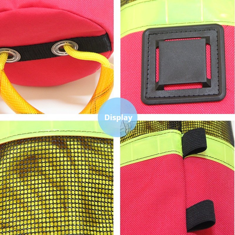 Outdoor Water Lifesaving Ensemble: Portable Throwing Rope with Reflective Security!