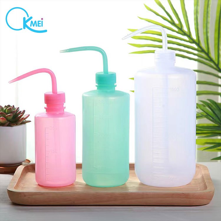 Wholesale eyelash wash empty plastic white custom squeeze eye drop lash water rinse bottle