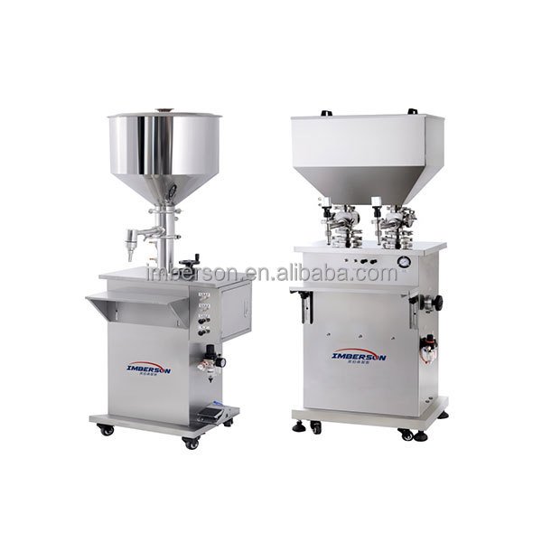 Imberson Hand soap pneumatic bottling small capacity liquid soap filler production line paste filling machine semi automatic