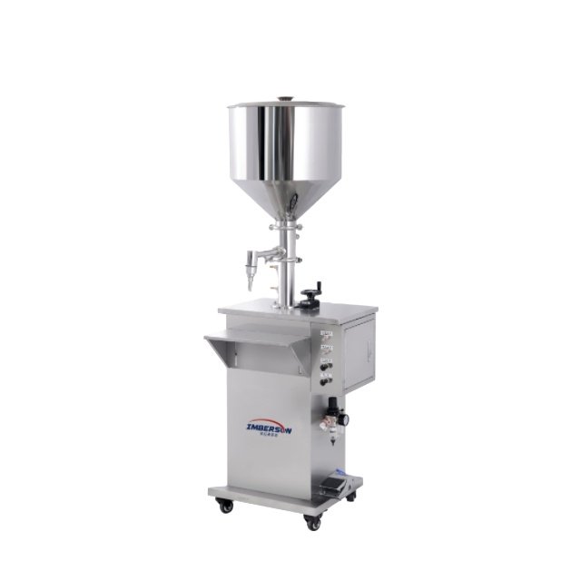 Imberson Hand soap pneumatic bottling small capacity liquid soap filler production line paste filling machine semi automatic