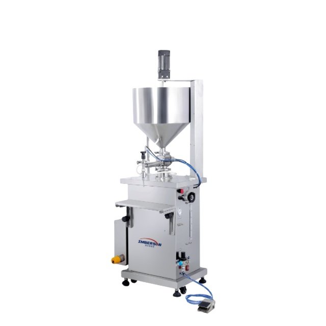 Imberson Hand soap pneumatic bottling small capacity liquid soap filler production line paste filling machine semi automatic