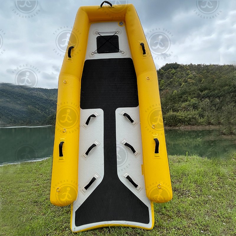 Inflatable Jetski Sled Rescue Yacht Emergency Safety Marine Pulling Casualties From The Water In Rescue Situations