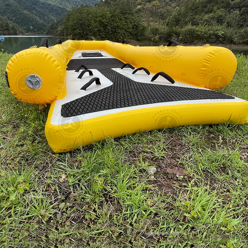 Inflatable Jetski Sled Rescue Yacht Emergency Safety Marine Pulling Casualties From The Water In Rescue Situations
