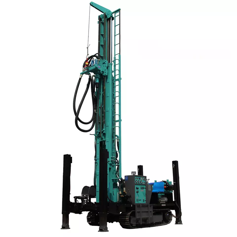 FY260 Deep water well rotary drilling rig easy operation diesel driven portable crawler type well drilling machine mini