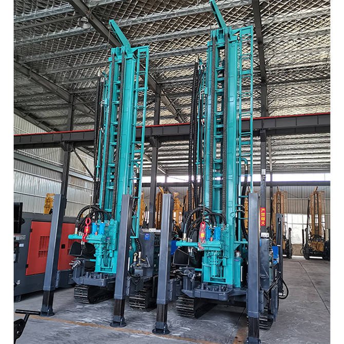 FY260 Deep water well rotary drilling rig easy operation diesel driven portable crawler type well drilling machine mini