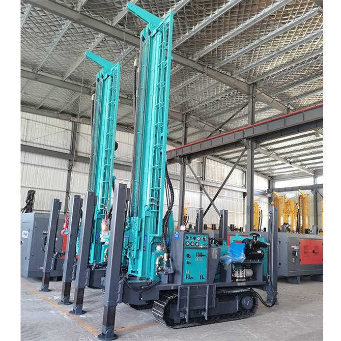 FY260 Deep water well rotary drilling rig easy operation diesel driven portable crawler type well drilling machine mini