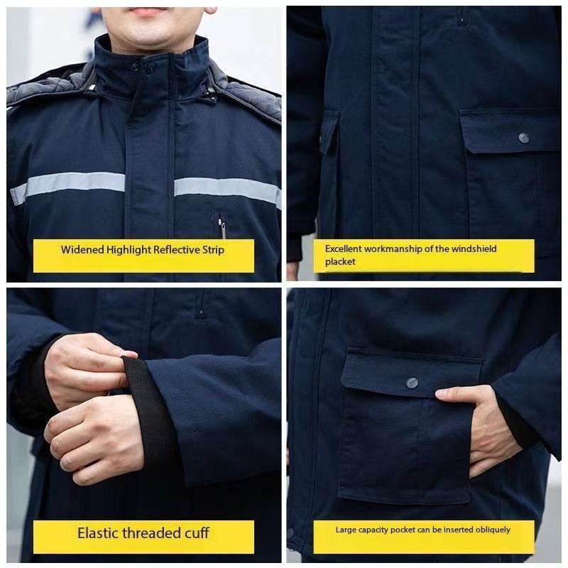 Factory Warm Coats Men Winter Work Jacket Clothes Factory Uniform Work Suit Work Jacket