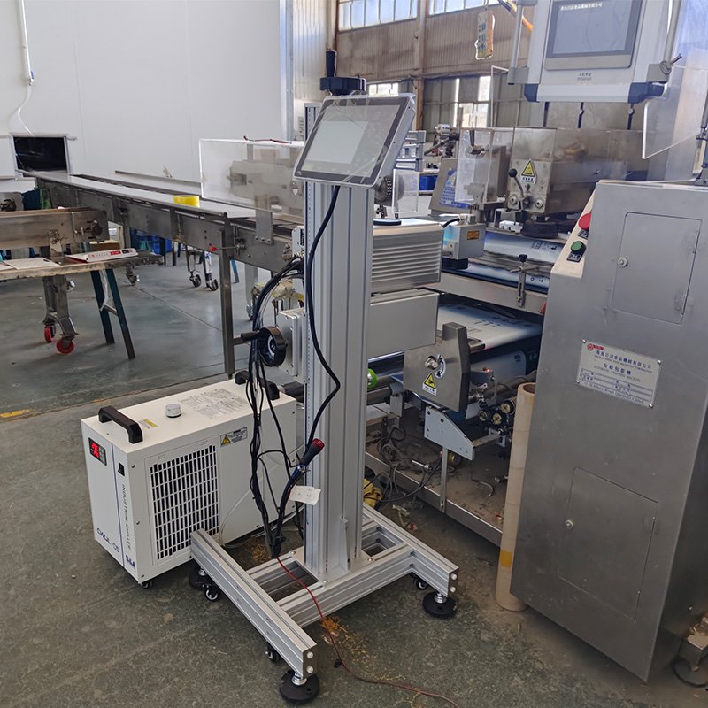 2024 New Large Format QR code DM Code 5W UV Laser Marking Machine for Film Packing Filling Capping Production Line