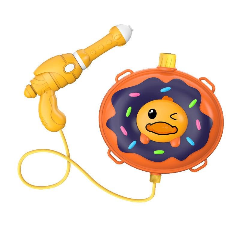 1200ml large capacity cute backpack water gun toy summer children pump water pistol water spray gun toy with backpack for kids