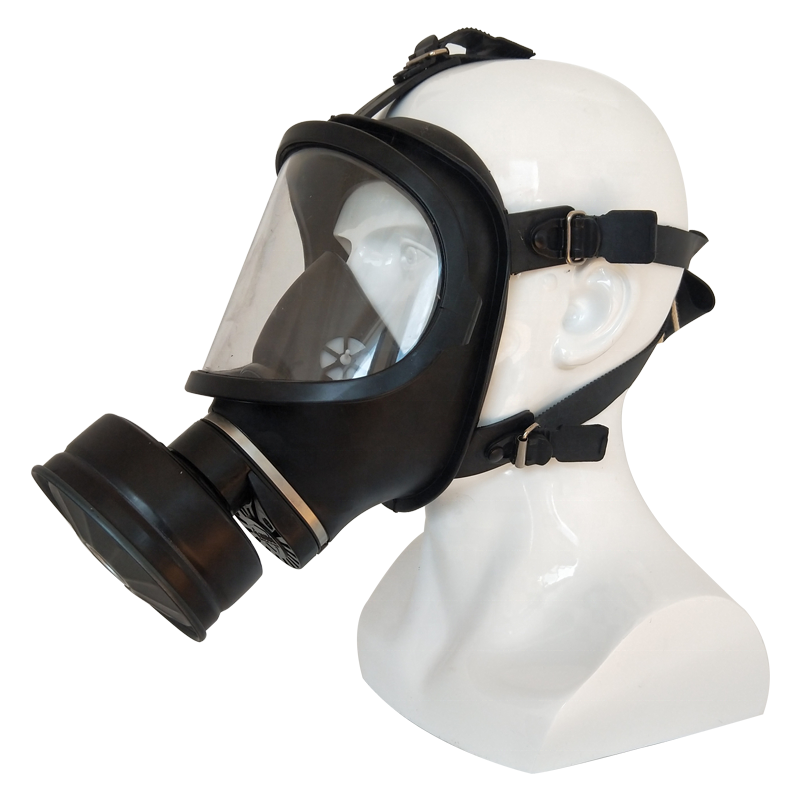 Rubber Poisonous Gas Mask For Personal Protective Equipment Respiratory Facemask
