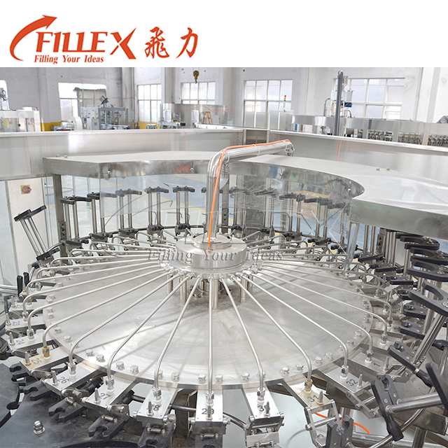 3 in 1 Automatic Beer CSD Drinking Water Glass Condiments Bottle Filling Packing Machine Bottling Line Equipment