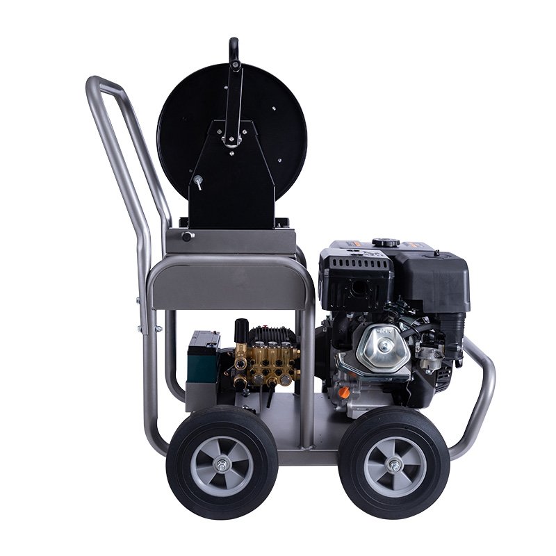 DANAU DCC-22/25ST 3200 Psi 220 Bar Cold Water Gas Engine High Pressure Drain Pipe Sewer Cleaner Washer Machine Water Jetter