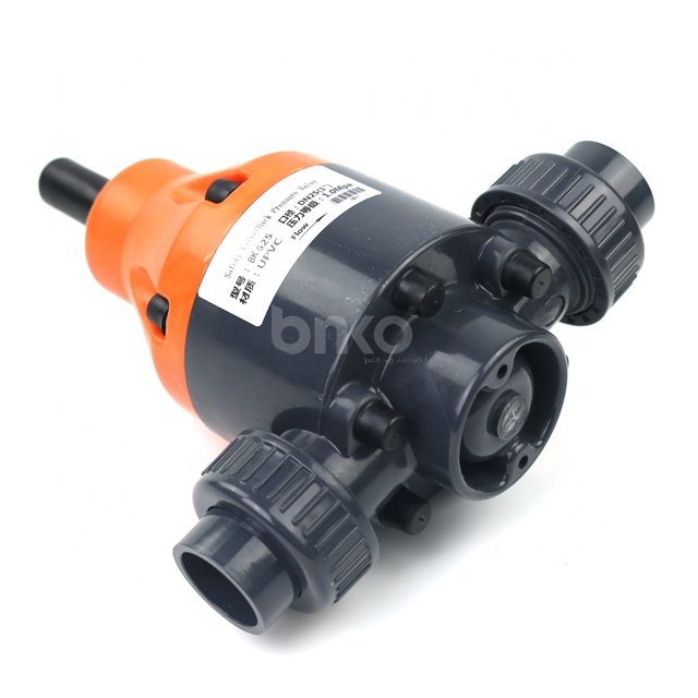 1" Dosing metering pump pipe pvc stable Back pressure regulating valve