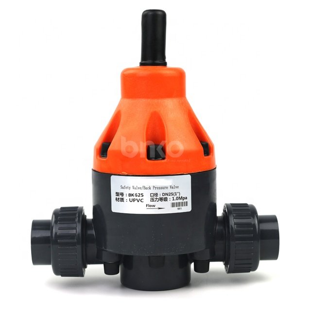 1" Dosing metering pump pipe pvc stable Back pressure regulating valve