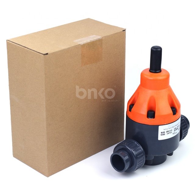 1" Dosing metering pump pipe pvc stable Back pressure regulating valve