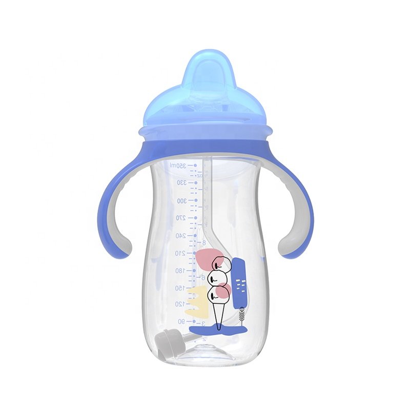 Factory Newborn Wide Mouth Nursing Baby water Bottle Feeding Infant Toddler Tritan baby cup baby training cup