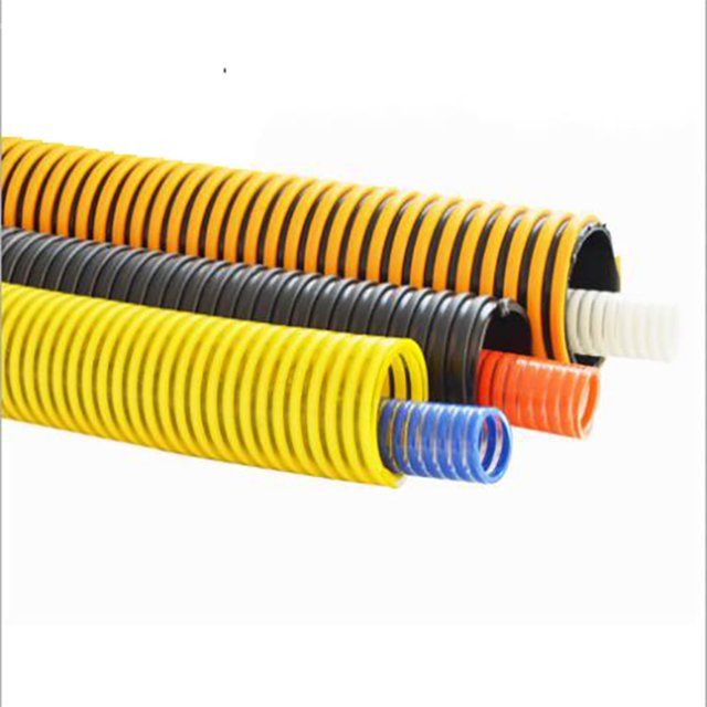PVC rib reinforcement hose making machine spiral PVC suction hose extrusion machine