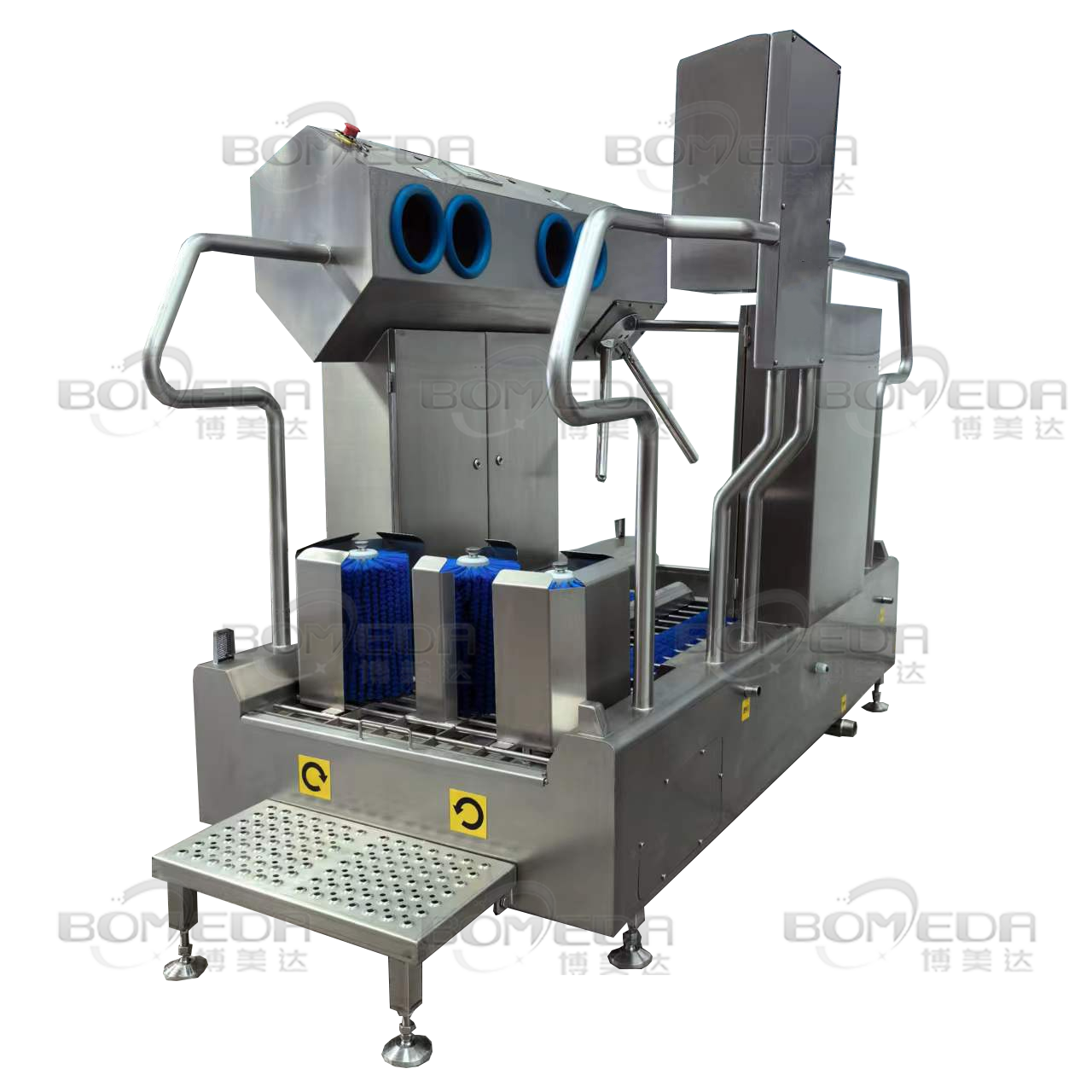 Brush For Food safety personal Channel sanitary facilities hygiene station industrial sanitizer tunnel boots cleaner machine