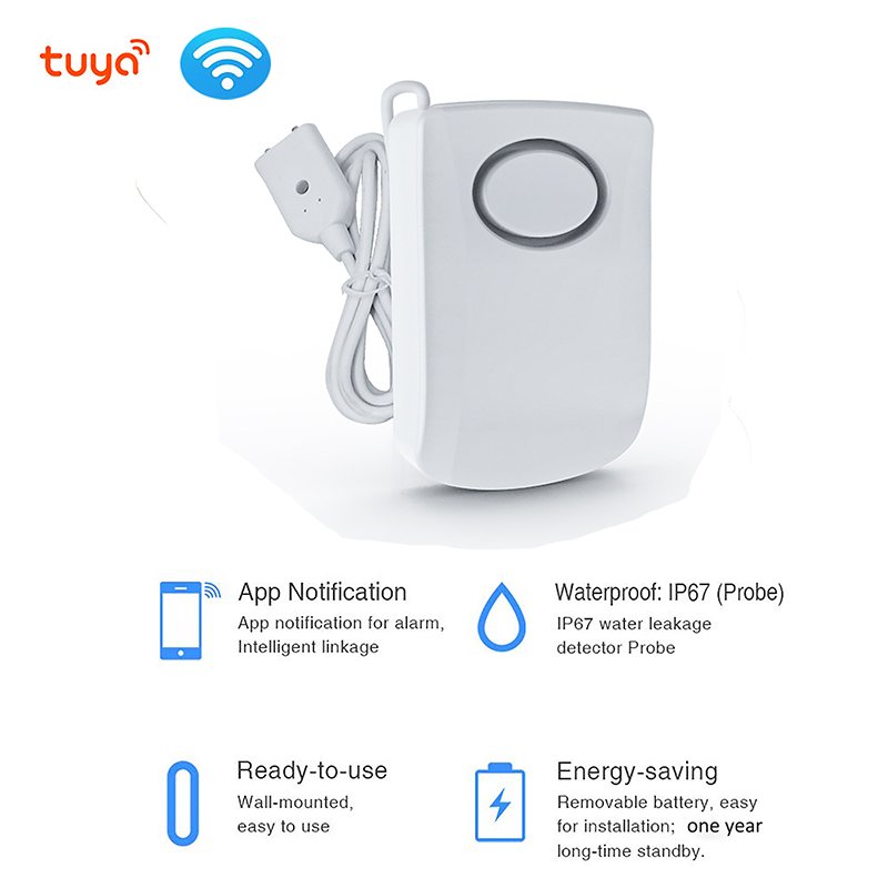 wifi water leakage detector water leak sensor water meter leak detector