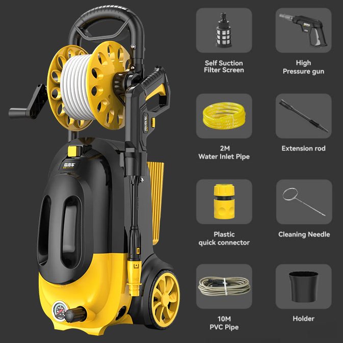 Factory Direct Sales Pressure Washer Electric Easy Carry Pressure Car Wash Machine