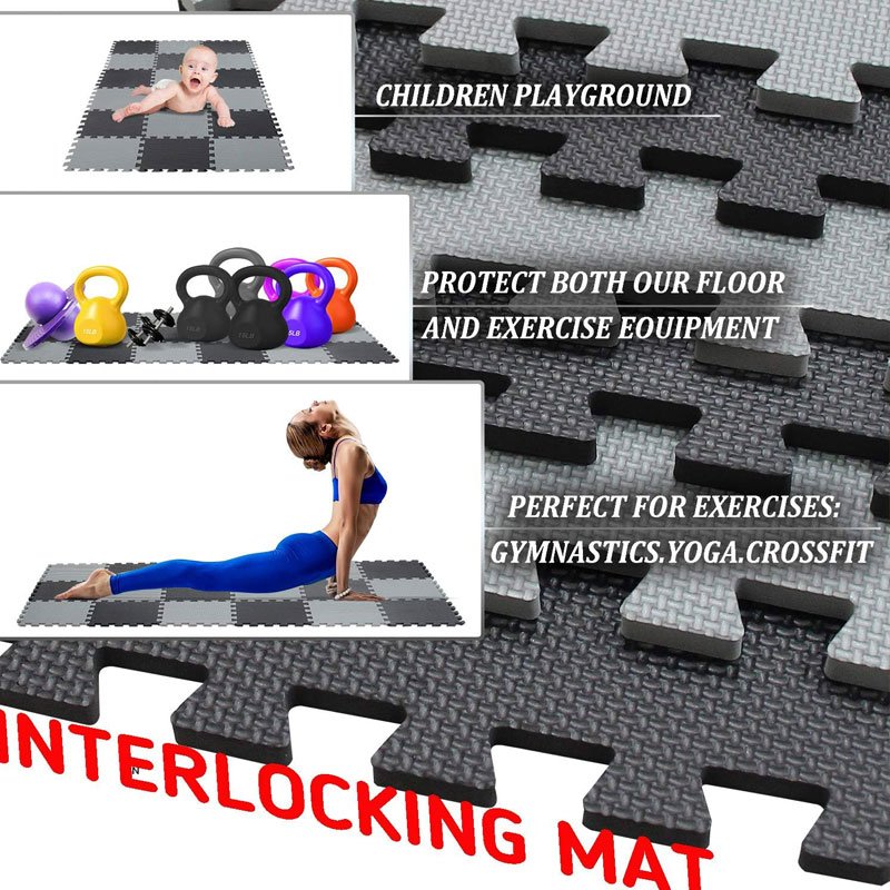 wholesalers eco-friendly waterproof eva baby play floor Interlocking tatami eva foam puzzle mat for kids soft eva mats